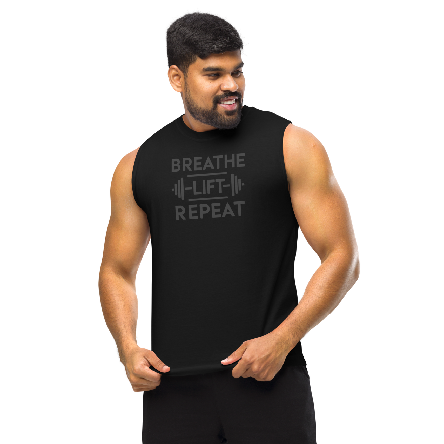 Lift Breathe Repeat - Men's Muscle Shirt