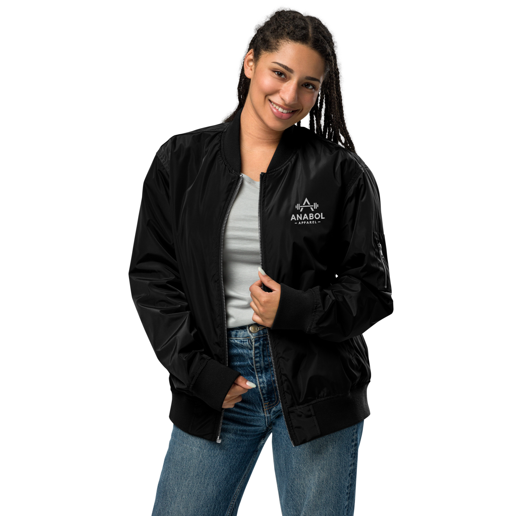 ANABOL Apparel - Premium Embroidered Bomber Jacket